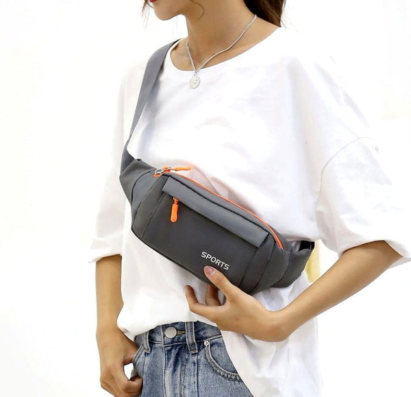 Vyriška juosmens rankinė, krepšys C120, pilka R229