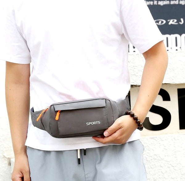 Vyriška juosmens rankinė, krepšys C120, pilka R229