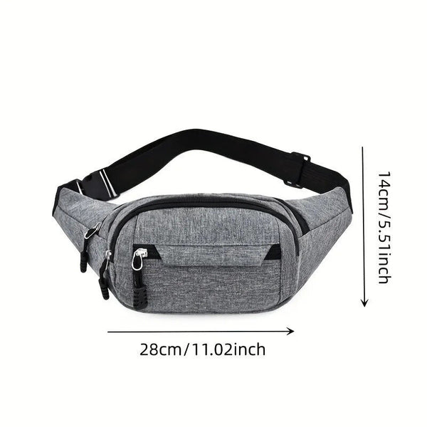 Vyriška juosmens rankinė T119, tamsiai pilka R231