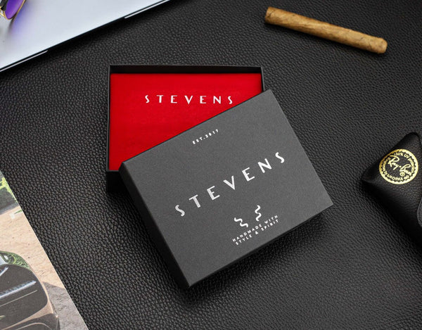 Vyriška natūralios odos piniginė Stevens Z05-8888A-R, RFID apsauga