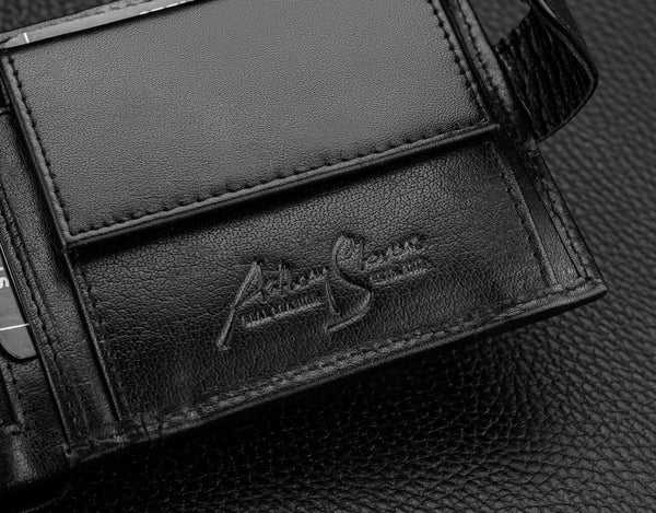 Vyriška natūralios odos piniginė Stevens Z05-8888A-R, RFID apsauga