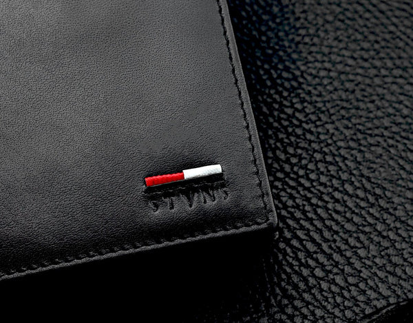 Vyriška natūralios odos piniginė Stevens Z07-326-R, RFID apsauga