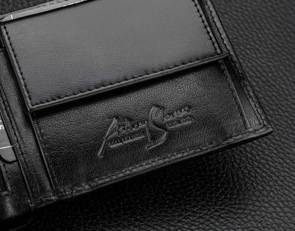 Vyriška natūralios odos piniginė Stevens Z07-8888-R, RFID apsauga