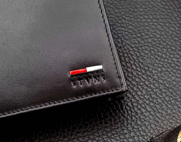 Vyriška natūralios odos piniginė Stevens Z07-8888-R, RFID apsauga