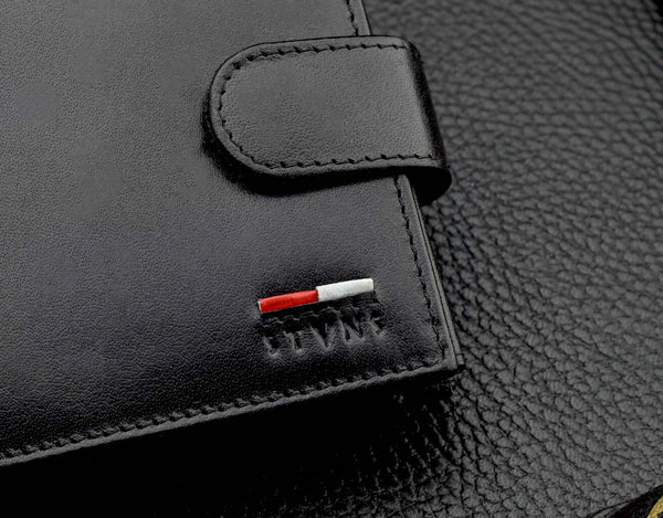 Vyriška natūralios odos piniginė Stevens Z07-8888A-R, RFID apsauga