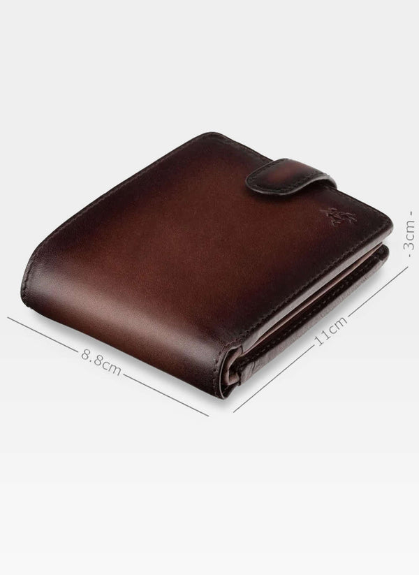 Vyriška natūralios odos piniginė Visconti AT-72, ruda S510