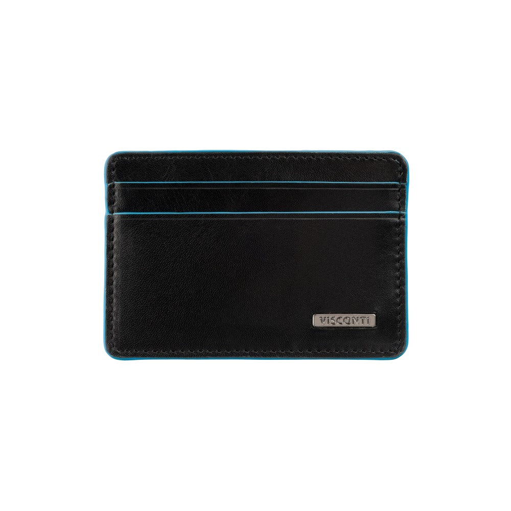 Vyriška odinė kortelių piniginė, Visconti Trento ALP90, juoda, su RFID apsauga
 S498