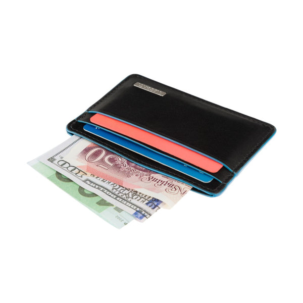 Vyriška odinė kortelių piniginė, Visconti Trento ALP90, juoda, su RFID apsauga
 S498