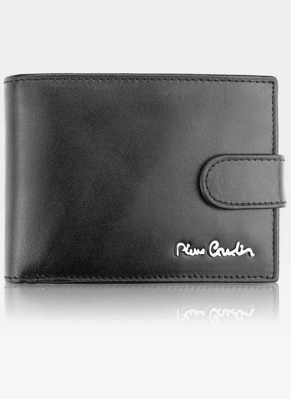 Vyriška odinė piniginė Pierre Cardin 520.1 8806A, juoda S477