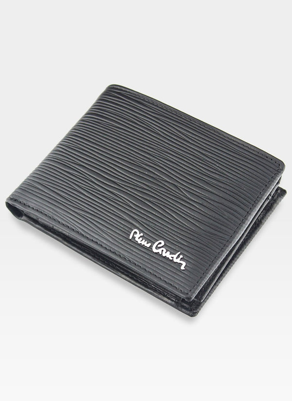 Vyriška odinė piniginė Pierre Cardin 8805 juodos spalvos S476
