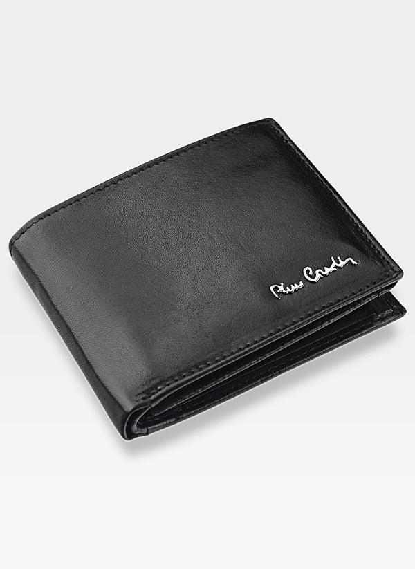 Vyriška odinė piniginė Pierre Cardin 8806 juodos spalvos S475