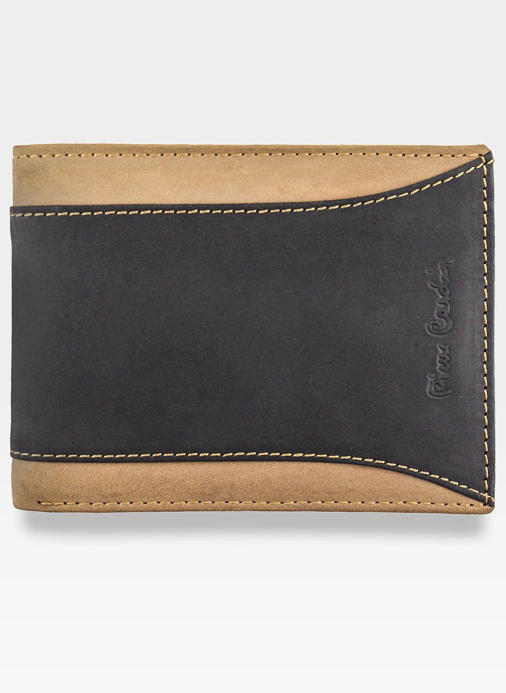 Vyriška odinė piniginė Pierre Cardin HUNTER TILAK13 8805, juodos spalvos S473