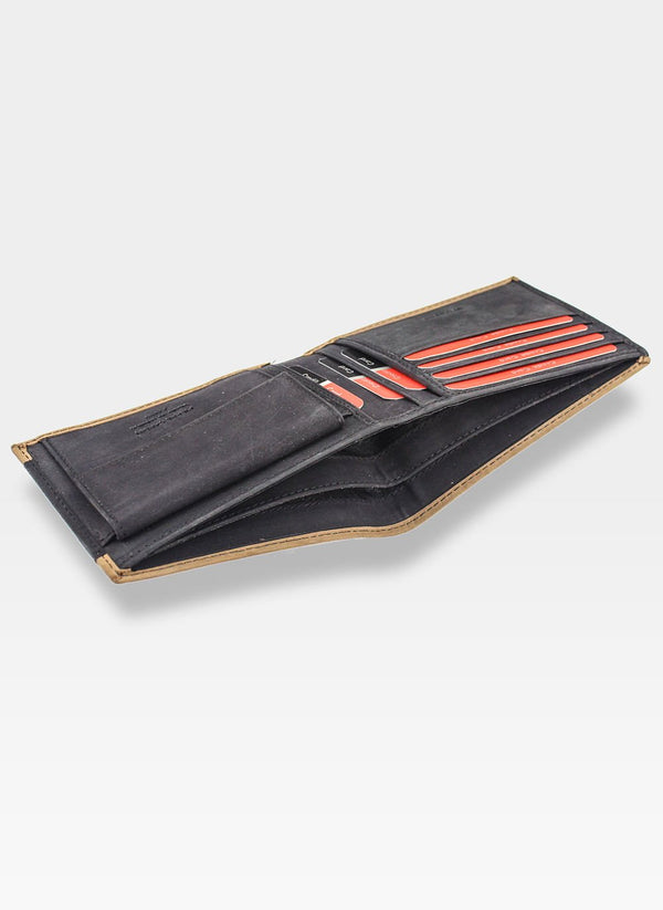 Vyriška odinė piniginė Pierre Cardin HUNTER TILAK13 8805, juodos spalvos S473