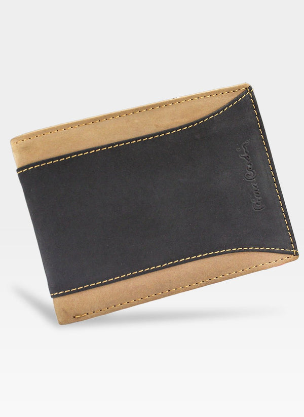 Vyriška odinė piniginė Pierre Cardin HUNTER TILAK13 8805, juodos spalvos S473