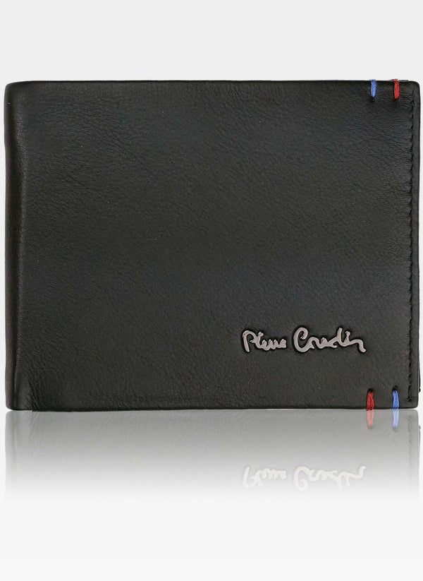 Vyriška odinė piniginė Pierre Cardin Tilak22 8804 juoda S456