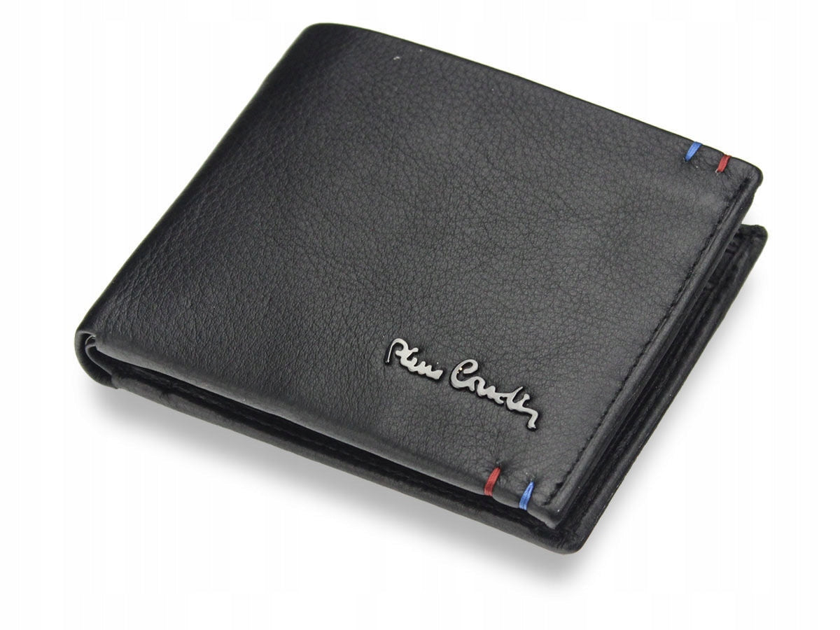Vyriška odinė piniginė Pierre Cardin Tilak22 8824, juoda S455