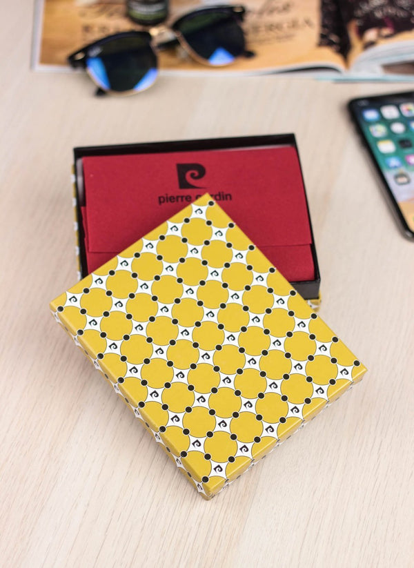 Vyriška odinė piniginė Pierre Cardin Tilak28 326 juoda su RFID apsauga S453