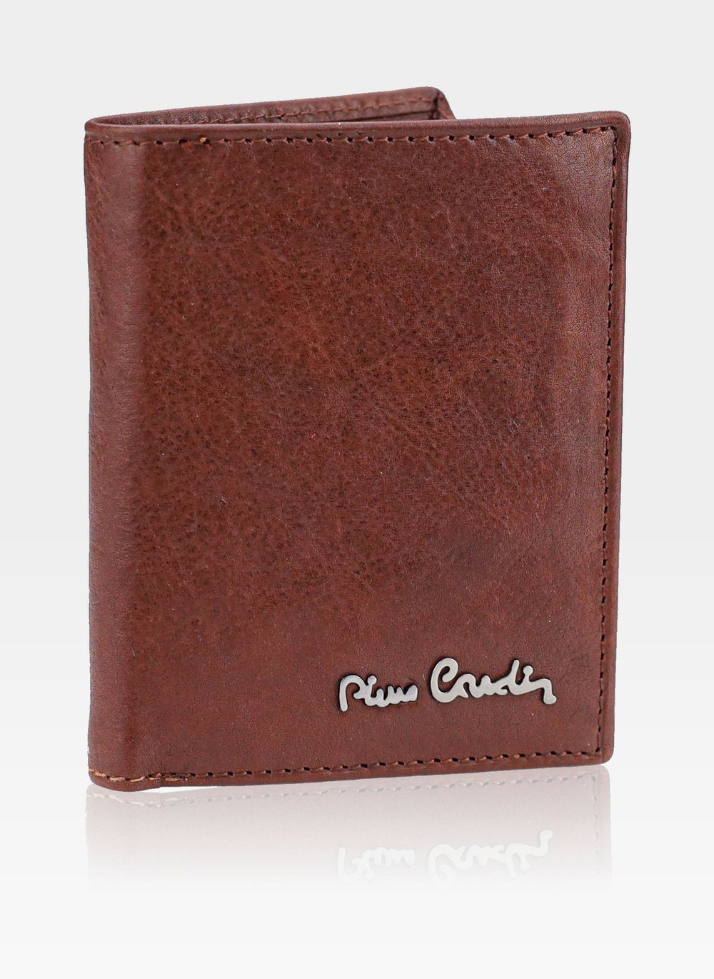 Vyriška odinė piniginė Pierre Cardin Tilak50 1812 konjako spalvos, RFID apsauga S443