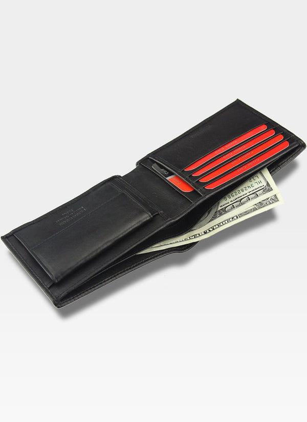 Vyriška odinė piniginė Pierre Cardin Tilak50 8805 juoda, su RFID apsauga S442