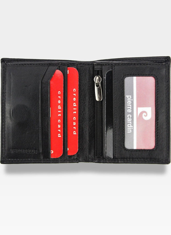 Vyriška odinė piniginė Pierre Cardin Tilak51 1810, juoda S440