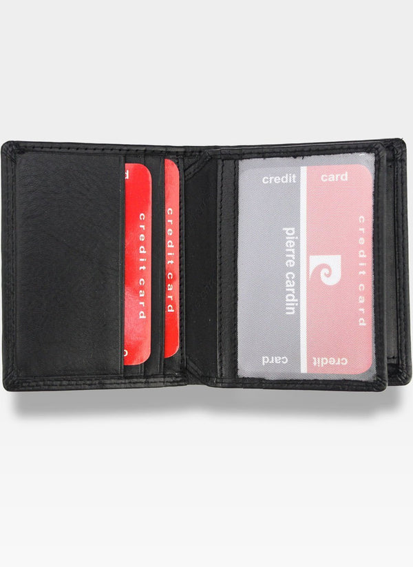Vyriška odinė piniginė Pierre Cardin Tilak51 1812, juoda S439