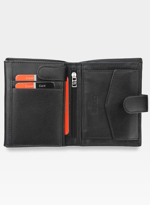 Vyriška odinė piniginė Pierre Cardin Tilak60 326A, juoda S434