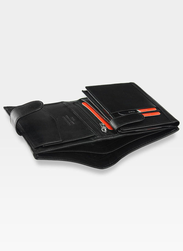 Vyriška odinė piniginė Pierre Cardin Tilak60 326A, juoda S434