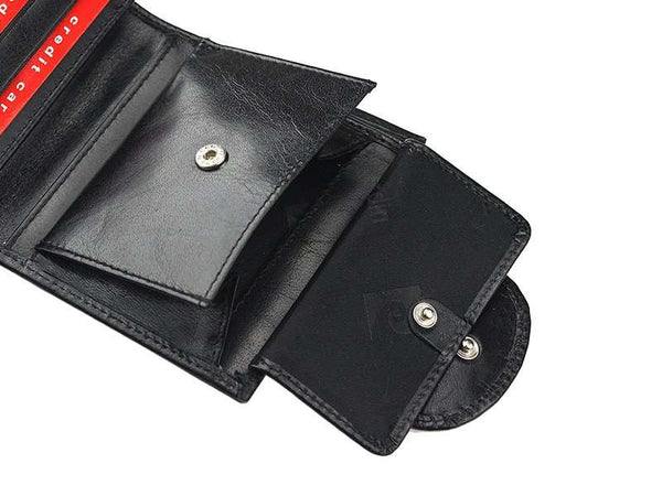 Vyriška odinė piniginė Pierre Cardin YS520.10 479 NERO juodos spalvos S428