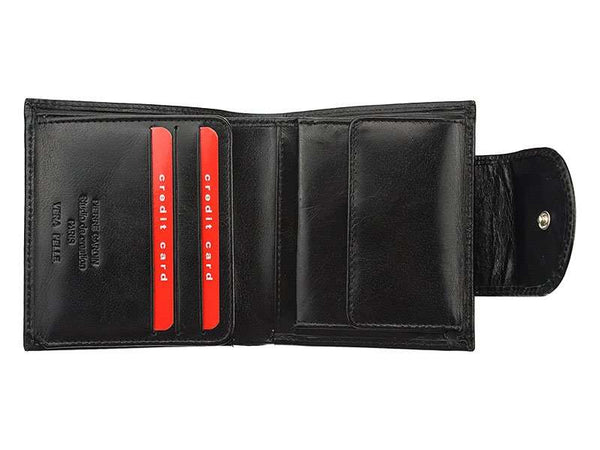 Vyriška odinė piniginė Pierre Cardin YS520.10 479 NERO juodos spalvos S428