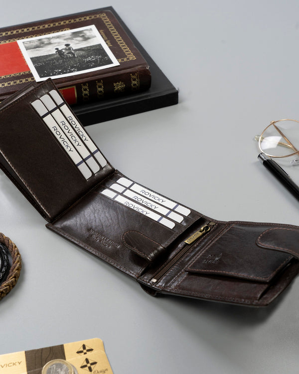 Vyriška odinė piniginė Rovicky RV100 S424