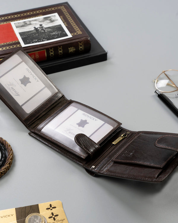 Vyriška odinė piniginė Rovicky RV100 S424