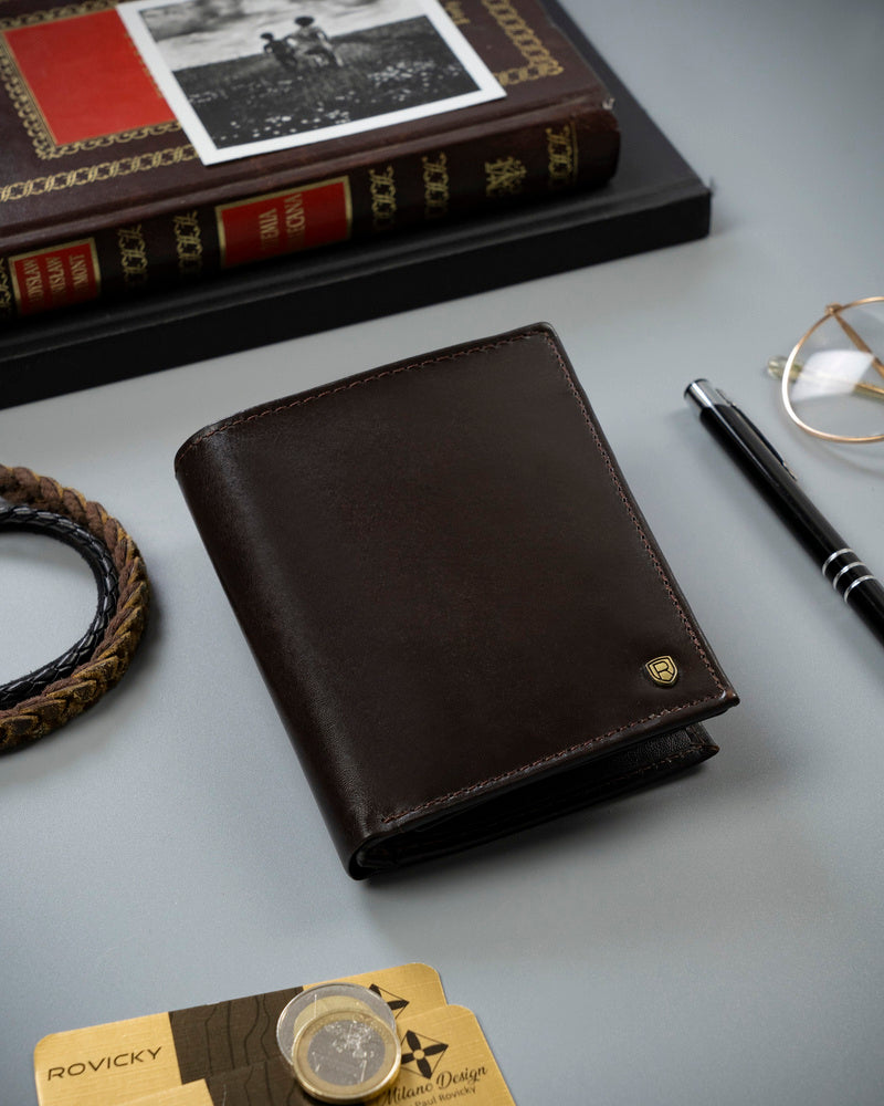 Vyriška odinė piniginė Rovicky RV101 S423