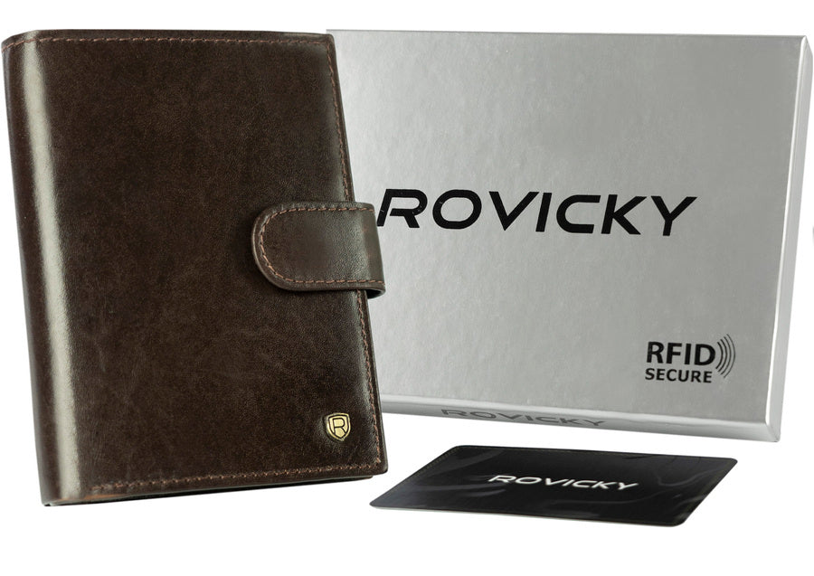 Vyriška odinė piniginė Rovicky RV103 S421