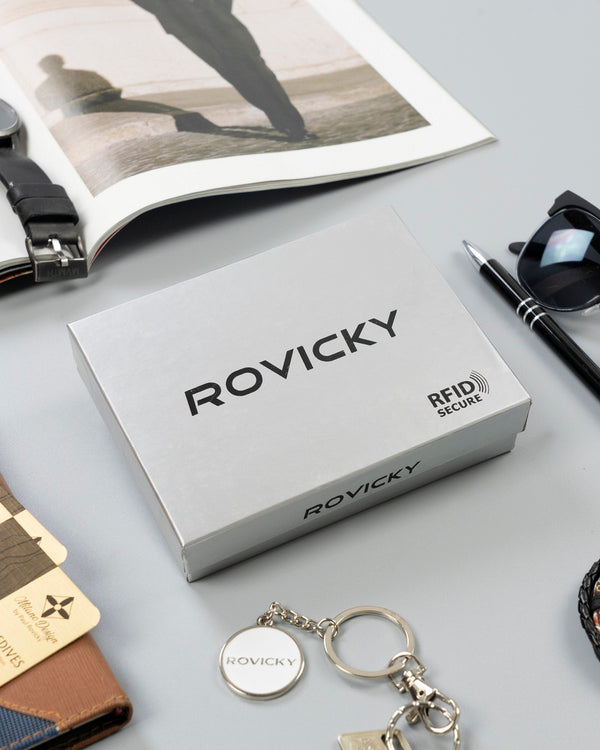Vyriška odinė piniginė Rovicky RV103 S421