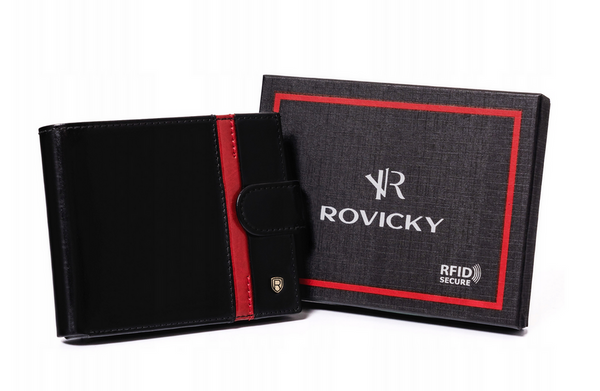 Vyriška odinė piniginė Rovicky RV108 S416
