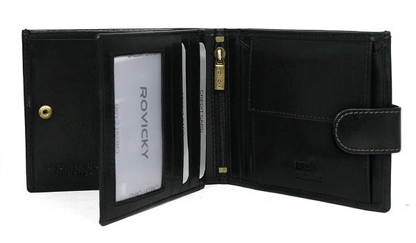 Vyriška odinė piniginė Rovicky RV108 S416