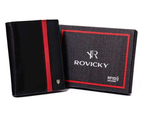 Vyriška odinė piniginė Rovicky RV111 S412