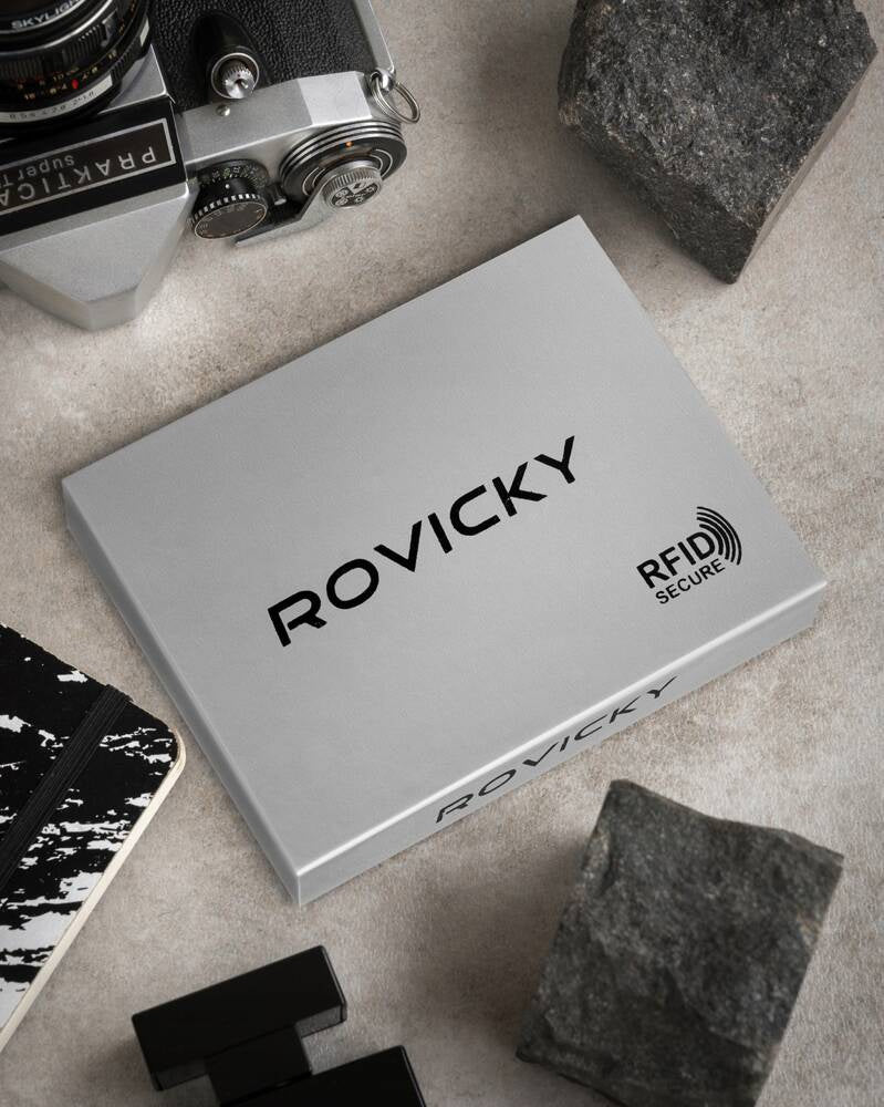 Vyriška odinė piniginė Rovicky RV119 S404