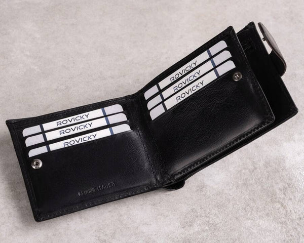 Vyriška odinė piniginė Rovicky RV119 S404