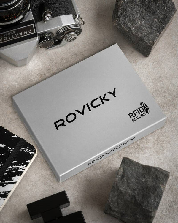 Vyriška odinė piniginė Rovicky RV121 S401