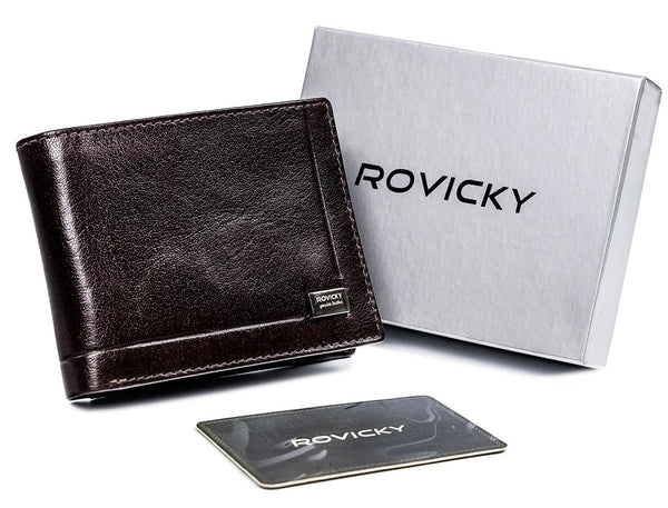 Vyriška odinė piniginė Rovicky RV129 S393