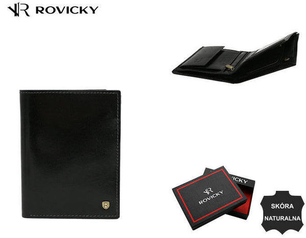 Vyriška odinė piniginė Rovicky RV135 S386