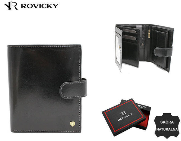 Vyriška odinė piniginė Rovicky RV136 S385