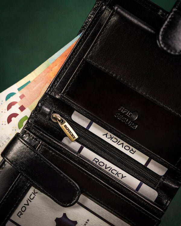 Vyriška odinė piniginė Rovicky RV136 S385