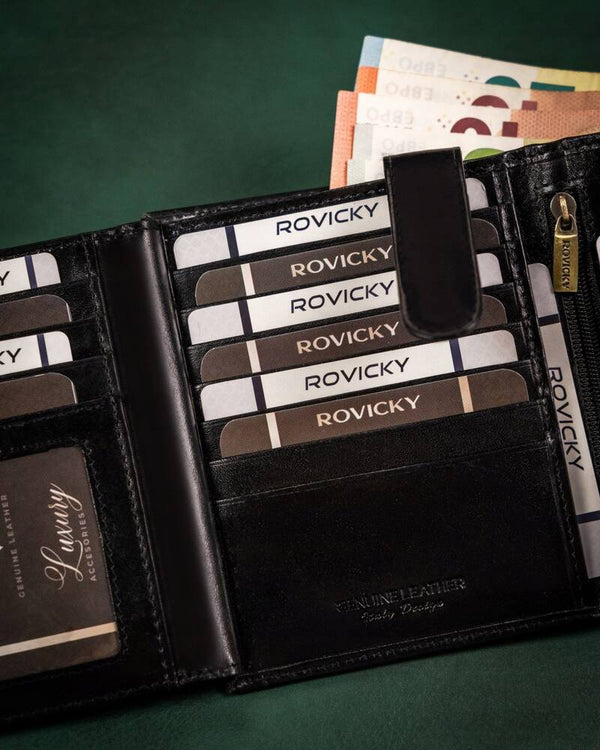 Vyriška odinė piniginė Rovicky RV136 S385