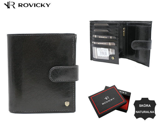 Vyriška odinė piniginė Rovicky RV138 S383