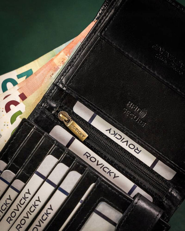 Vyriška odinė piniginė Rovicky RV139 S382