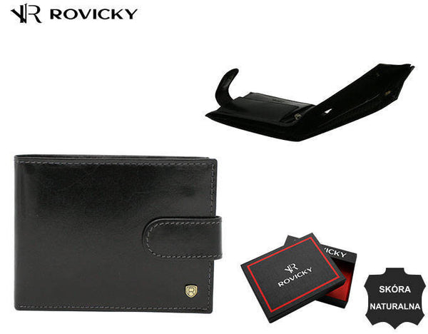 Vyriška odinė piniginė Rovicky RV140 S380