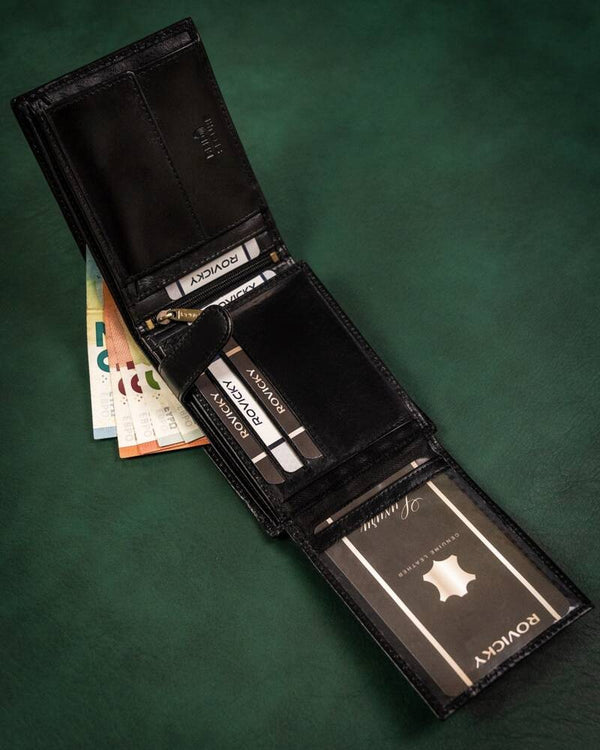 Vyriška odinė piniginė Rovicky RV143 S377