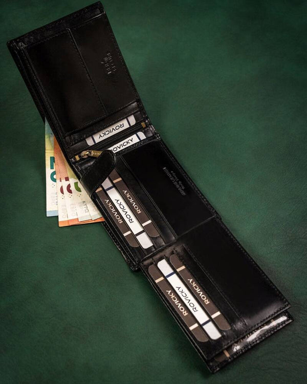 Vyriška odinė piniginė Rovicky RV143 S377